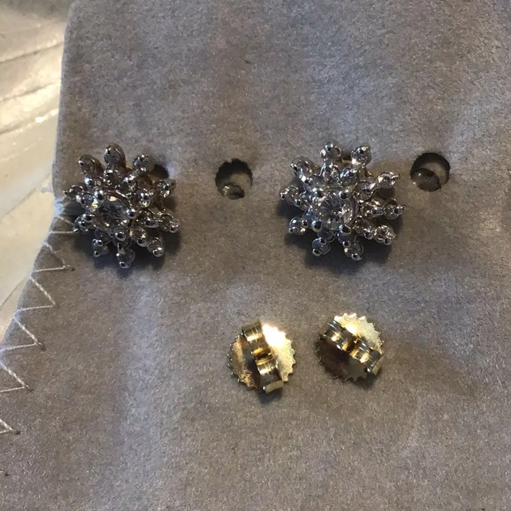 Diamond Earrings(Priced to Sell) - Picture 2 of 4